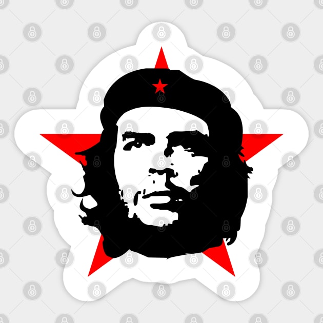 Che Guevara Rebel Cuban Guerrilla Revolution T-Shirt Sticker by HiDearPrint